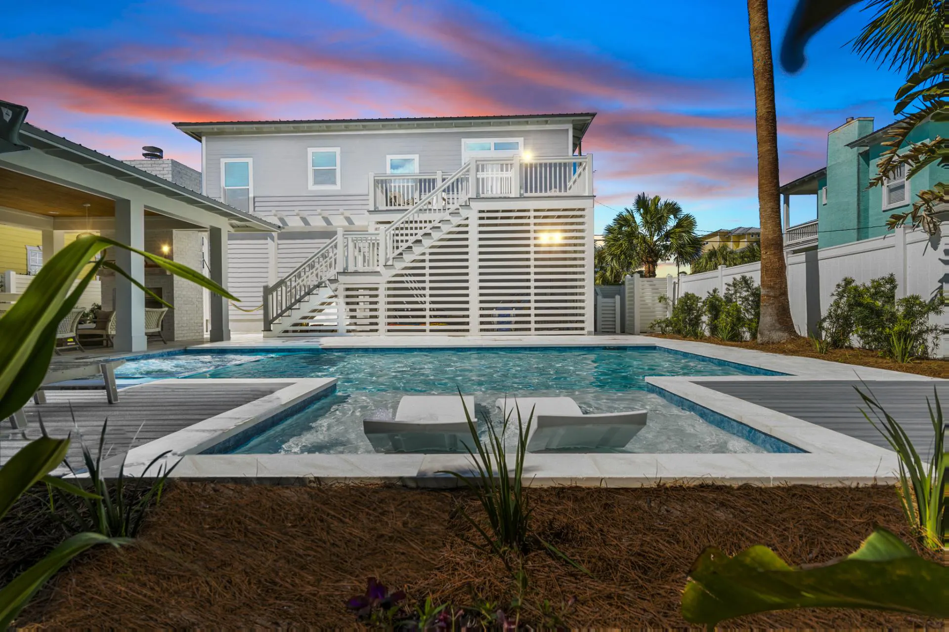 Laguna Beach Pool House - Backyard with Pool