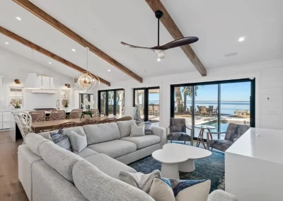 West Mitchell, living room, dining room and kitchen open concept